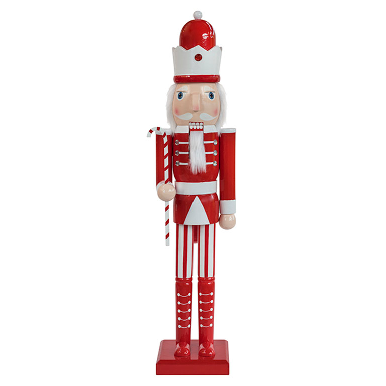 Giant Candy Cane Nutcracker