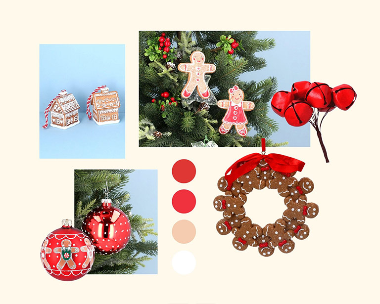 Gingerbread Themed Christmas Moodboard