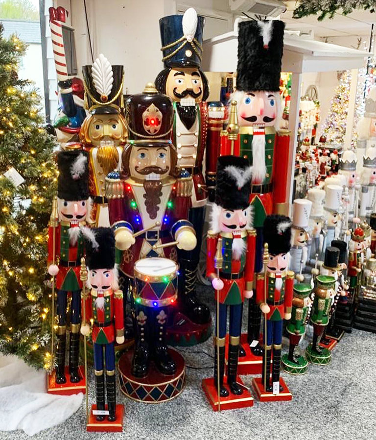 Christmas nutcrackers at Elements Home & Garden